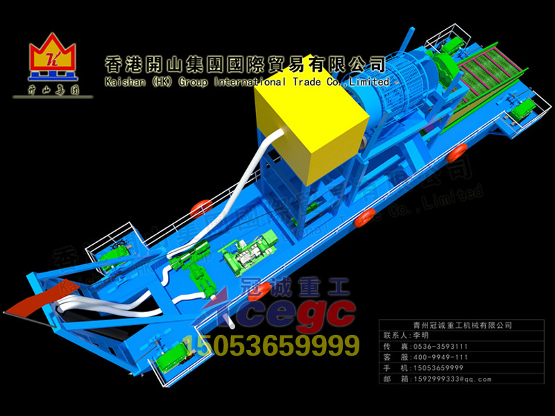 絞吸式淘金船 絞吸式淘金船