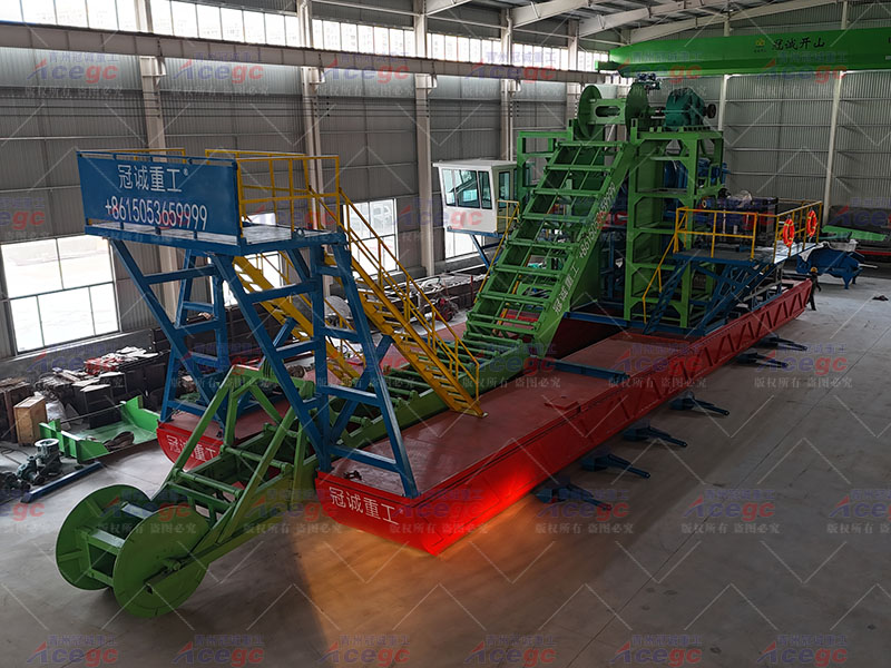 挖沙選礦淘金船訂制廠家