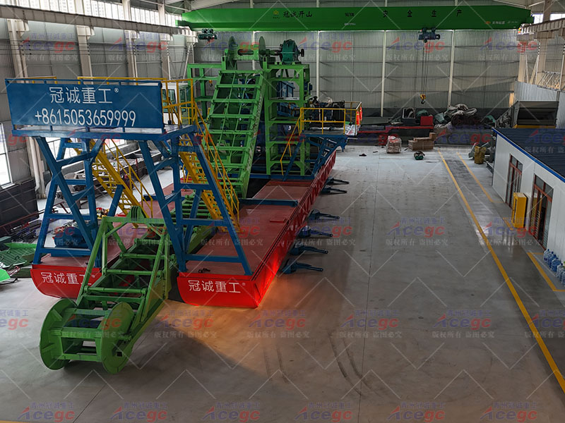 挖沙選礦淘金船訂制廠家